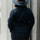 Editor Soft Trench Cardi in Black