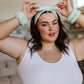 Effortless Days Stretchy Headband & Wristband Set in Sage