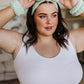 Effortless Days Stretchy Headband & Wristband Set in Sage