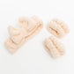Effortless Days Stretchy Headband & Wristband Set in Tan