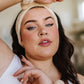 Effortless Days Stretchy Headband & Wristband Set in Tan