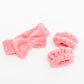 Effortless Days Stretchy Headband & Wristband Set in Watermelon
