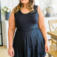Effortless in Ebony Skort Dress
