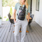Effortlessly Chic Sling Bag In Black