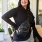 Effortlessly Chic Sling Bag In Black