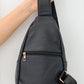 Effortlessly Chic Sling Bag In Black