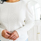 Elegant Dreams Puff Sleeve Top
