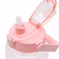 Elevated Water Tracking Bottle in Pink