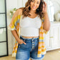 Embrace Me Striped Half Sleeve Knit Cardigan