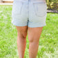 Embroidered Pocket Cutoffs