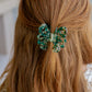 Emerald Butterfly Claw Clip
