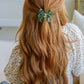 Emerald Butterfly Claw Clip
