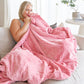 Emerson Blanket Family Cuddle Size in Strawberry