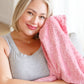 Emerson Blanket Family Cuddle Size in Strawberry