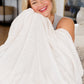 Emerson Blanket Family Cuddle Size in White