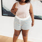 Emery Striped Shorts in Blue