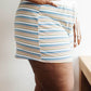Emery Striped Shorts in Blue