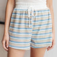 Emery Striped Shorts in Blue