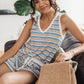 Emery Striped Tank in Blue