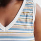 Emery Striped Tank in Blue
