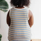 Emery Striped Tank in Blue