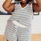 Emery Striped Tank in Blue