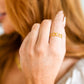 Endless Hearts Gold Ring