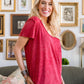 Enjoy The Day Tee In Red
