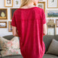 Enjoy The Day Tee In Red