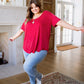 Enjoy The Day Tee In Red