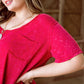 Enjoy The Day Tee In Red