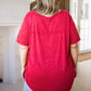 Enjoy The Day Tee In Red