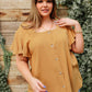 Envy Me Top in Taupe