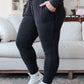 Essential Lounge Joggers In Black Lava