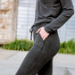 Essential Lounge Joggers In Black Lava