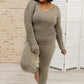 Essential Lounge Top in Mineral Wash Olive