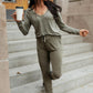 Essential Lounge Top in Mineral Wash Olive