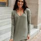 Essential Lounge Top in Mineral Wash Olive