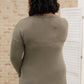 Essential Lounge Top in Mineral Wash Olive