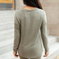 Essential Lounge Top in Mineral Wash Olive