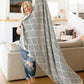 Everett Blanket Single Cuddle Size in Black & White