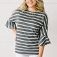 Every Direction Top in Charcoal