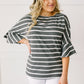 Every Direction Top in Charcoal