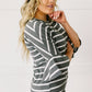 Every Direction Top in Charcoal