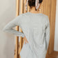 Every Girl's Favorite Basic Top in Heather Gray