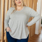 Every Girl's Favorite Basic Top in Heather Gray