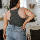 Everybody's Favorite Racerback Tank in Charcoal