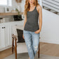 Everybody's Favorite Racerback Tank in Charcoal