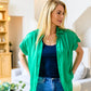 Working On Me Top in Kelly Green
