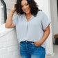 Everyday Dusty Blue Blouse